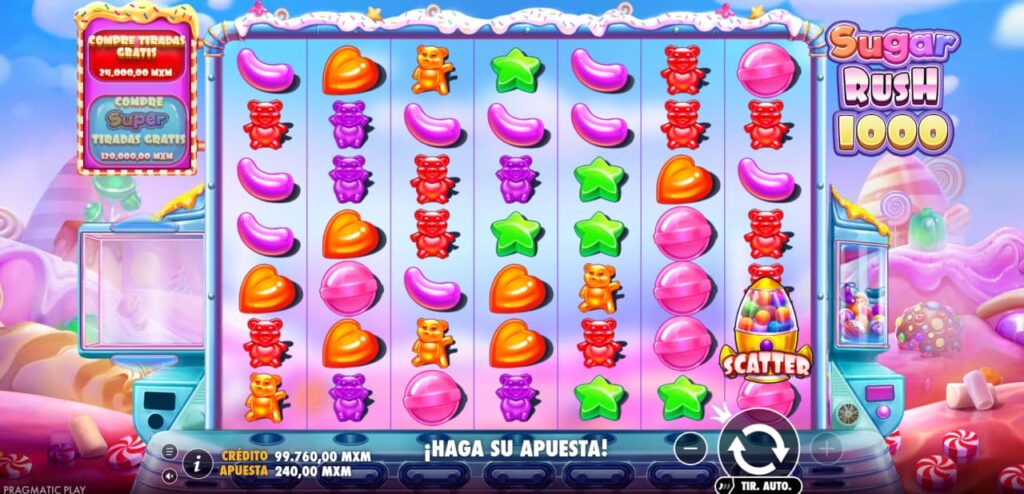Sugar Rush 1000 juego de Pragmatic Play en México