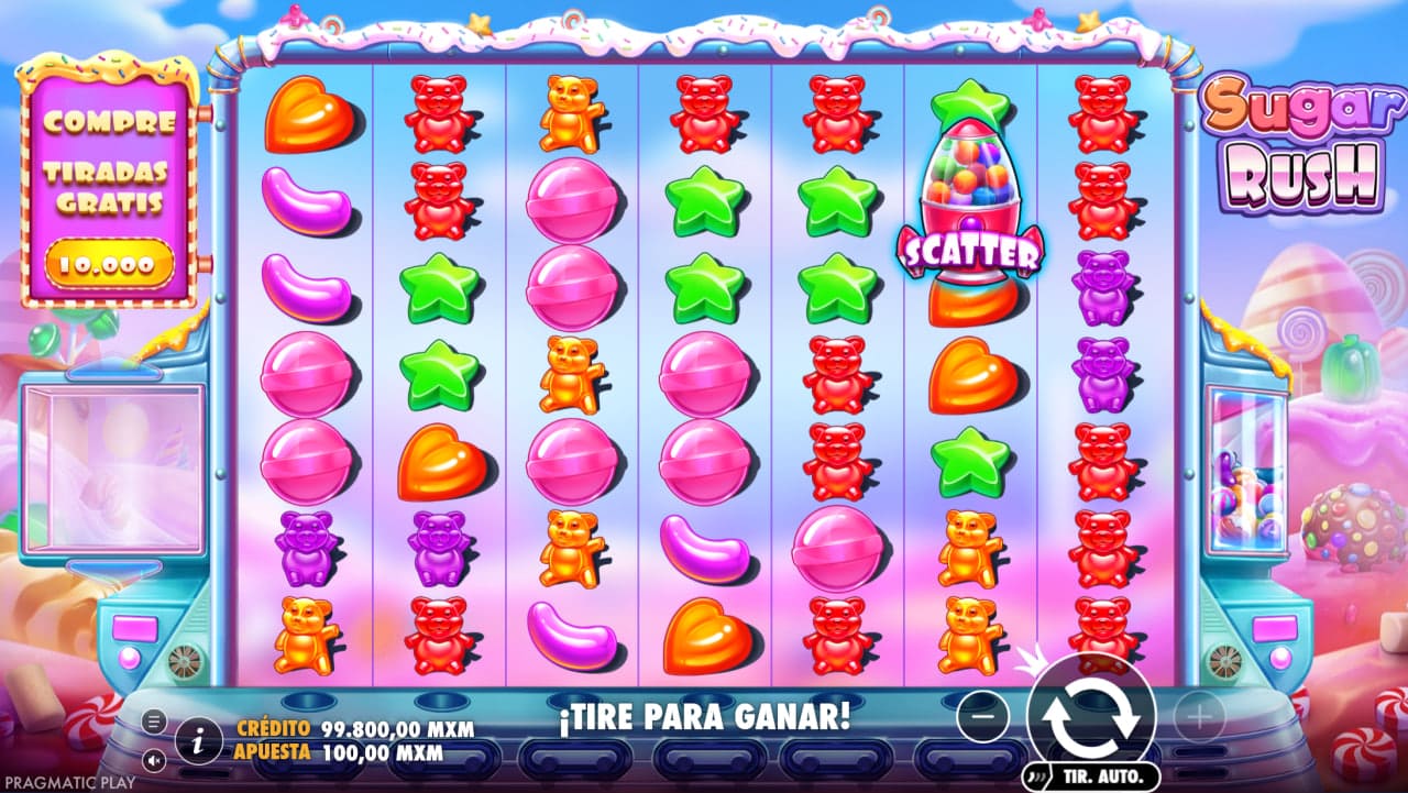 modo de prueba Sugar Rush